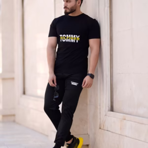 بسته کامل تیشرت، شلوار و کفش مردانه مدل تامی